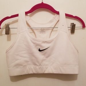 White Nike Sports Bra